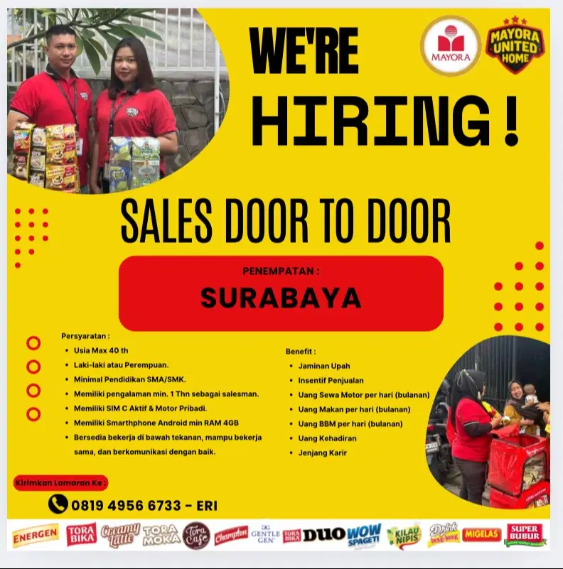 Lowongan kerja Mayora