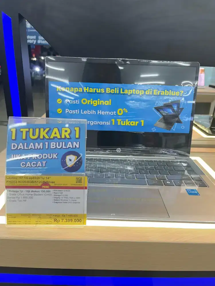 Promo Cicilan Laptop HP 14 FHD Windows 11 Home