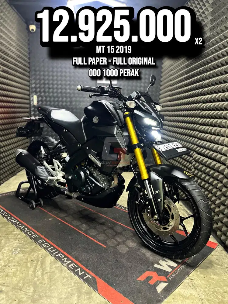 MT 15 OR MT15 2019 ODO 1XXX FULL ORIGINAL RAWATAN SUPERB