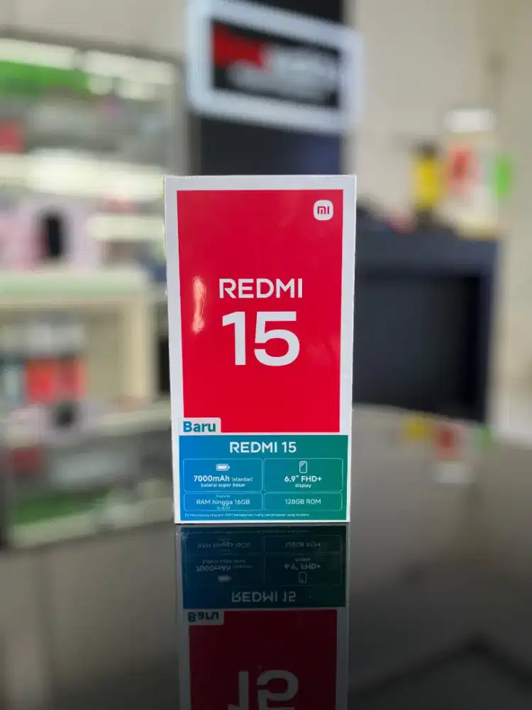 REDMI 15 8/128 HP Xiaomi Bisa Di cicil hingga 24 bulan Syarat KTP Saja