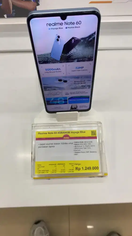 REALME NOTE 60-CICILAN MULAI MENGGUNAKAN HOMECREDIT