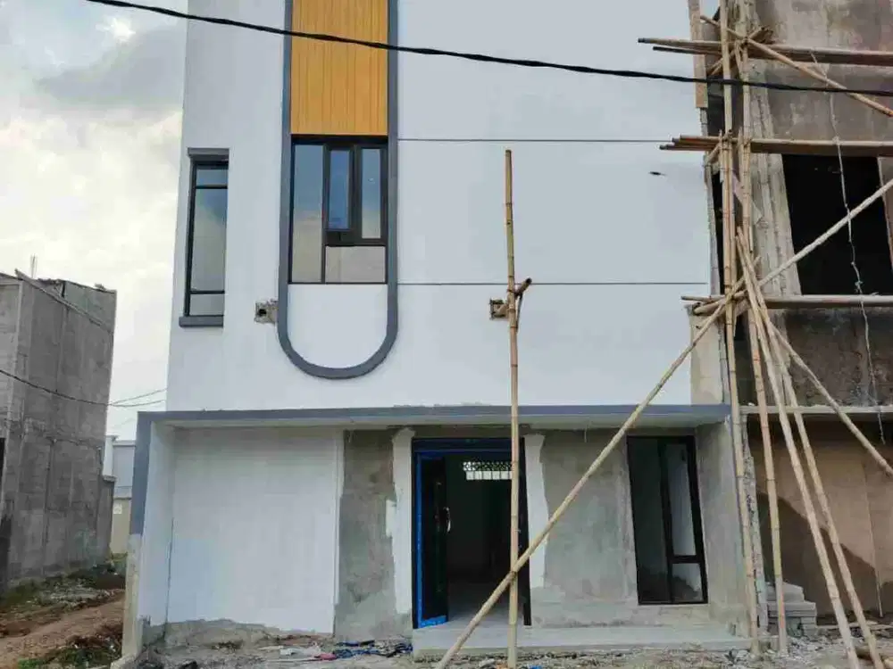 Jual rumah paling murah 2 lantai kontemporer modren dekat desa buahbatu