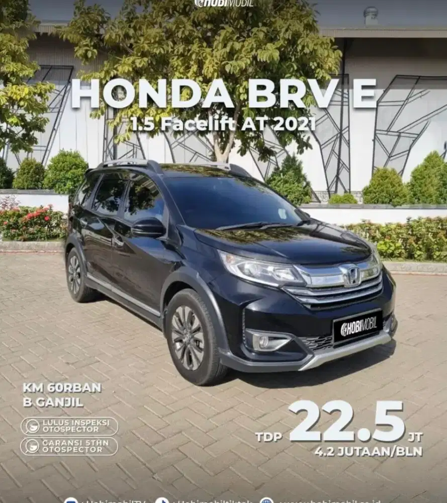 Honda Br-V E 1.5 Facelift AT Thn 2021