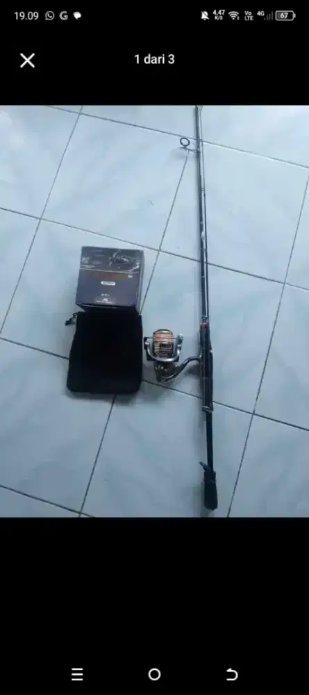 Satu set pancing berkualitas