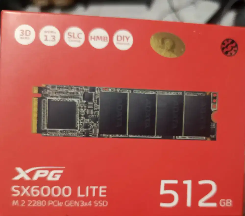 ssd xpg s6000 lite nvme m.2 512 gb