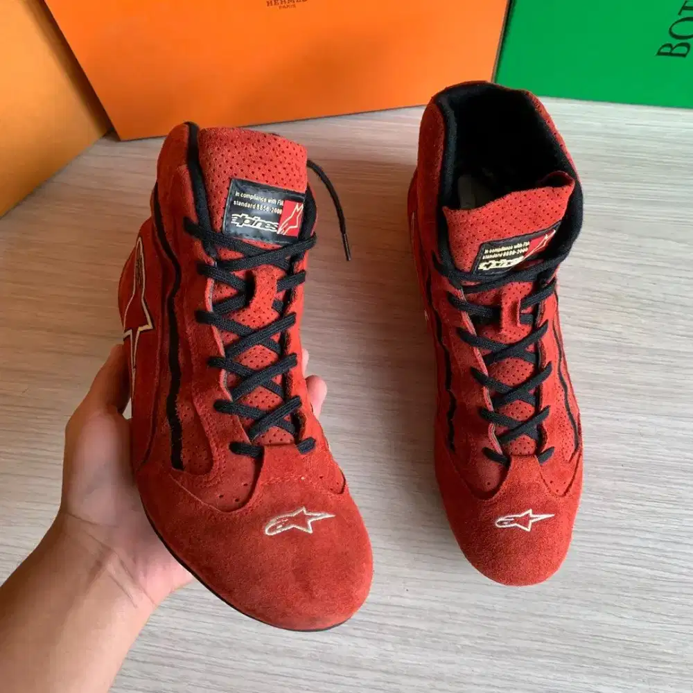 Alpinestars SP Racing Rally Balap Drift Motor Sepatu Size 42