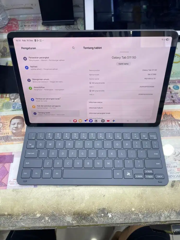 Samsung galaxy tab S11 5G 12/256GB Garansi resmi sein