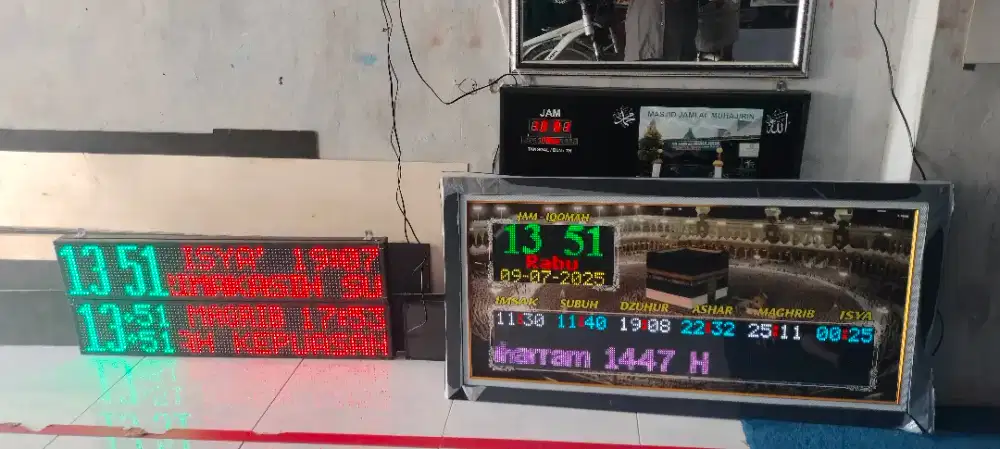 Jam digital Masjid jadwal sholat