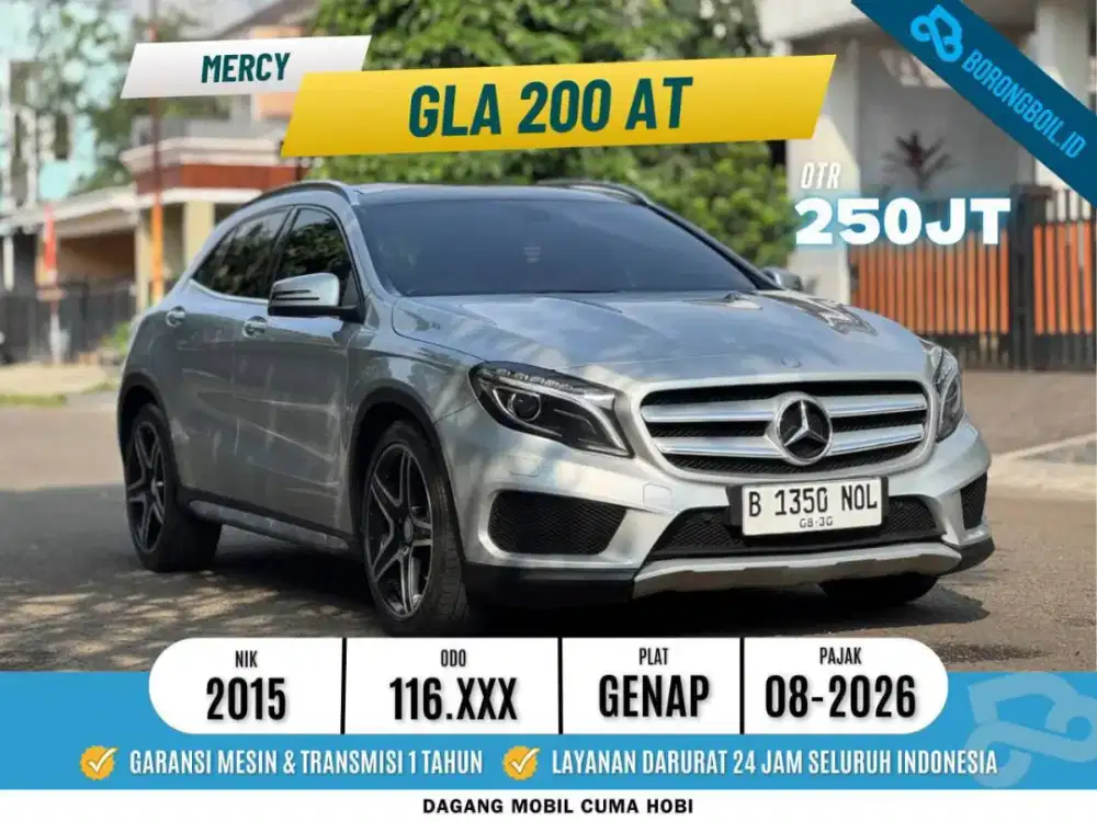 Termurah! Mercedes Benz MERCY GLA 200 AT 2015 SILVER 2016 CX5
