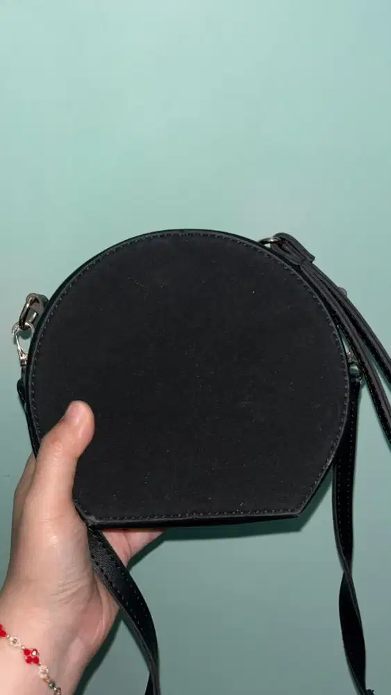 JUAL TAS BULAT FASHION BLUDRU MIX KULIT PU