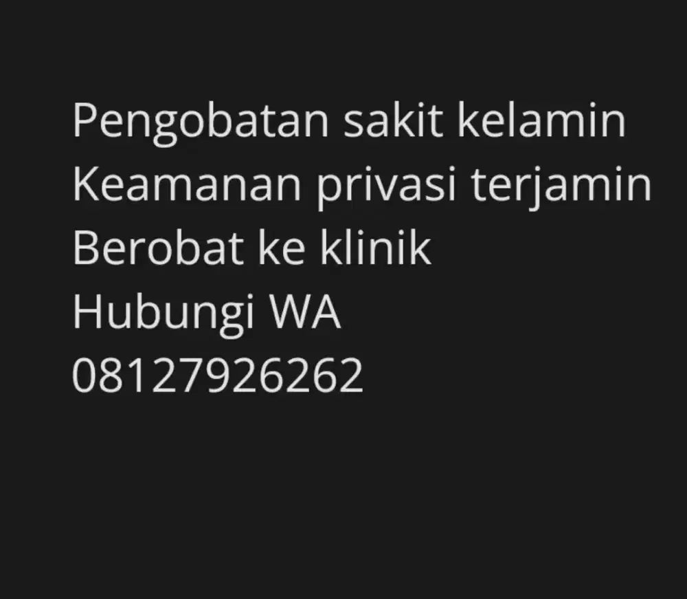 Pengobatan sakit kelamin