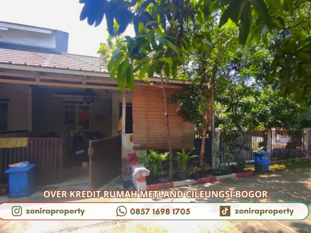 Over kredit rumah HOOK LUAS di metland cileungsi sisa 6 THN lagi