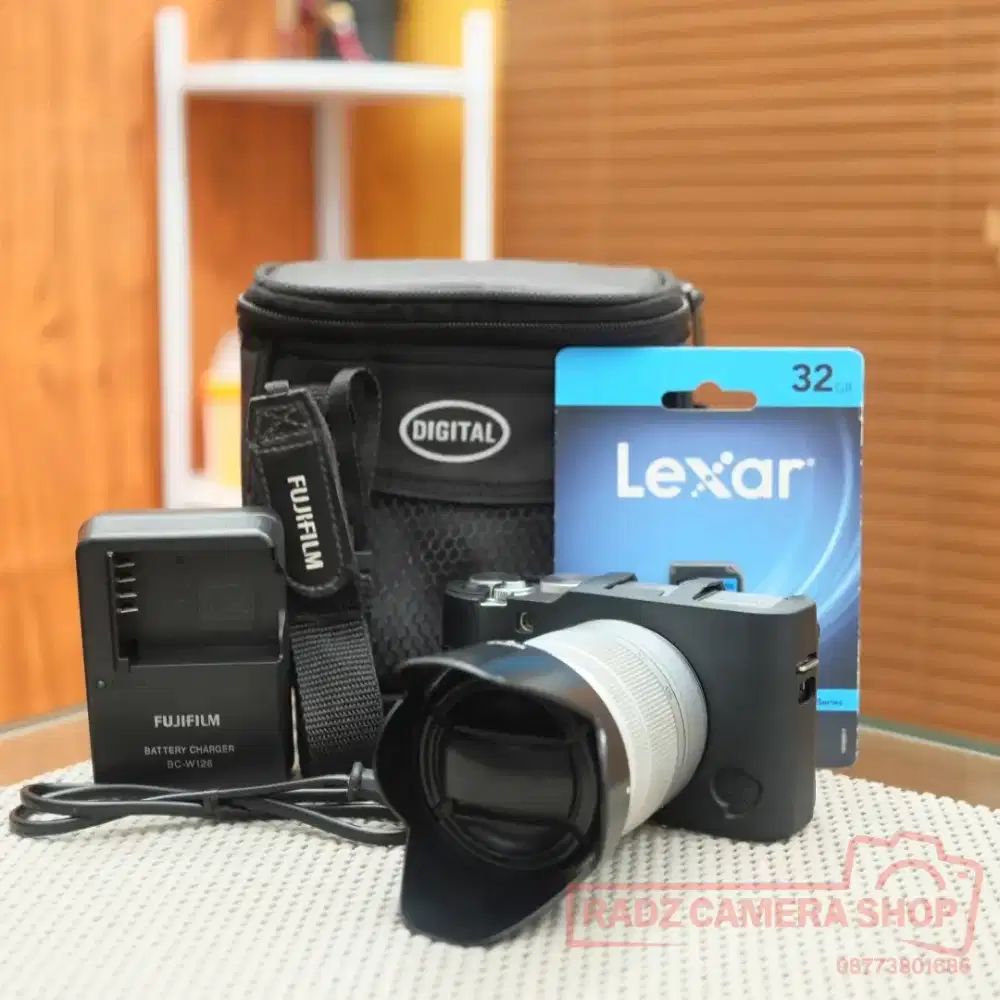 Fujifilm X-A10 Silver Kit 16-50 OIS Siap Pakai