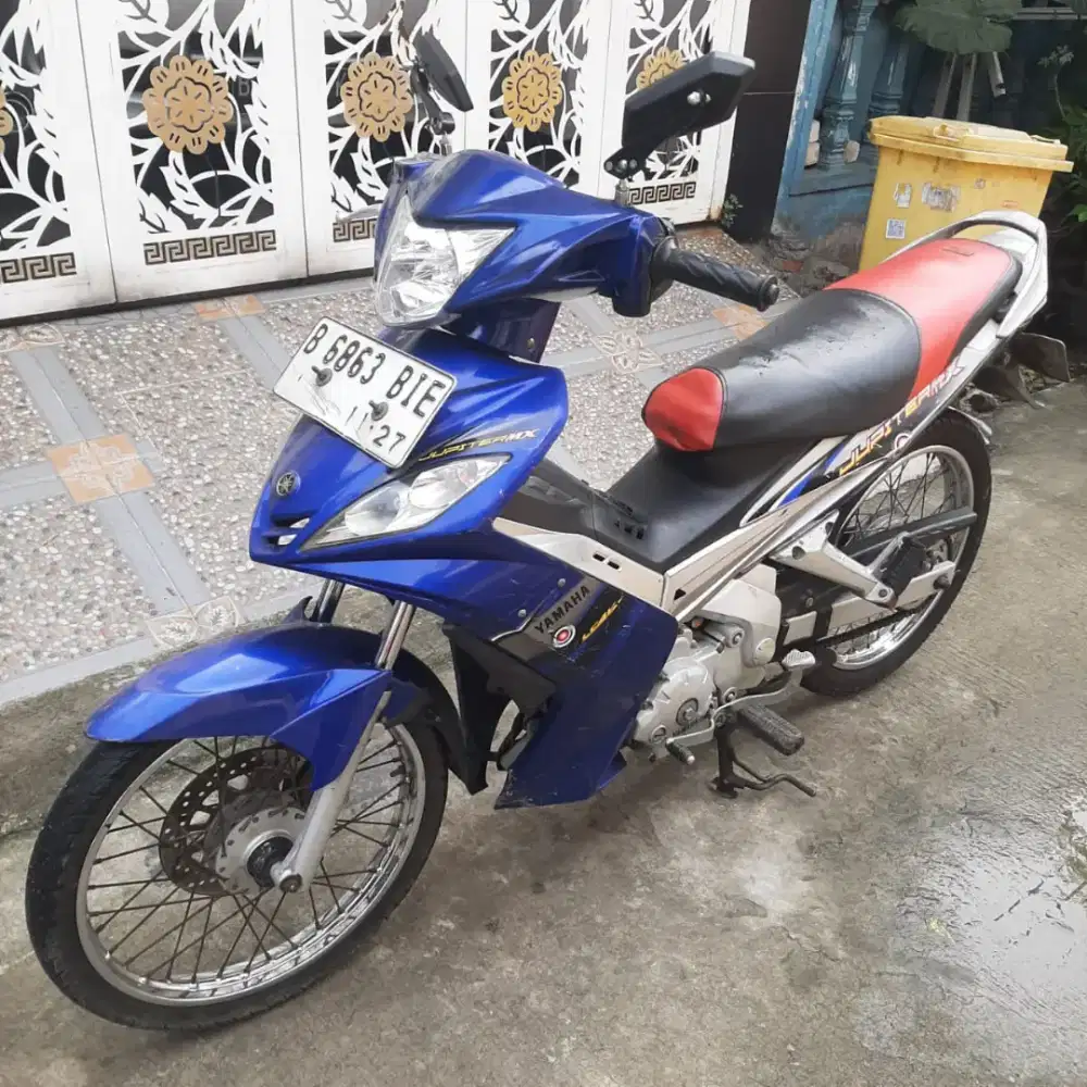 Yamaha Jupiter MX 2005 ss lengkap mesin bagus stater tokcer plat B DKI