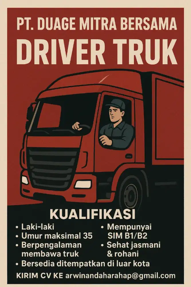 Lowongan Kerja Driver