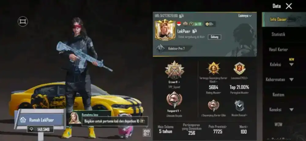 JUAL BELI AKUN PUBG MOBILE