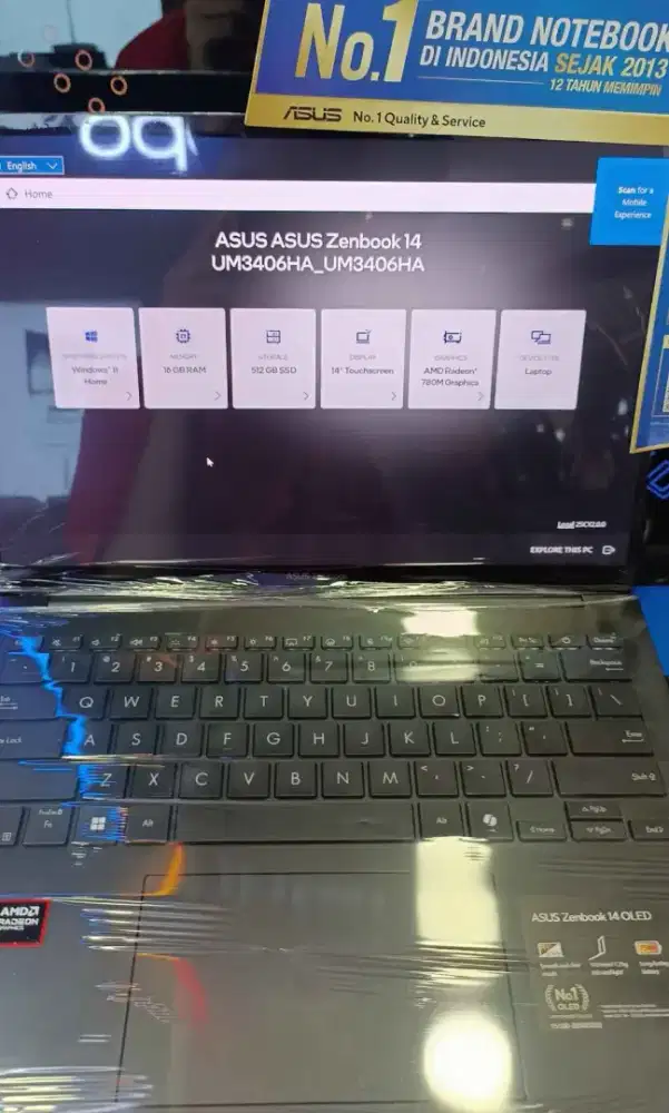 ASUS ZENBOOK 14 DENGAN CICILAN 0% HOME CREDIT