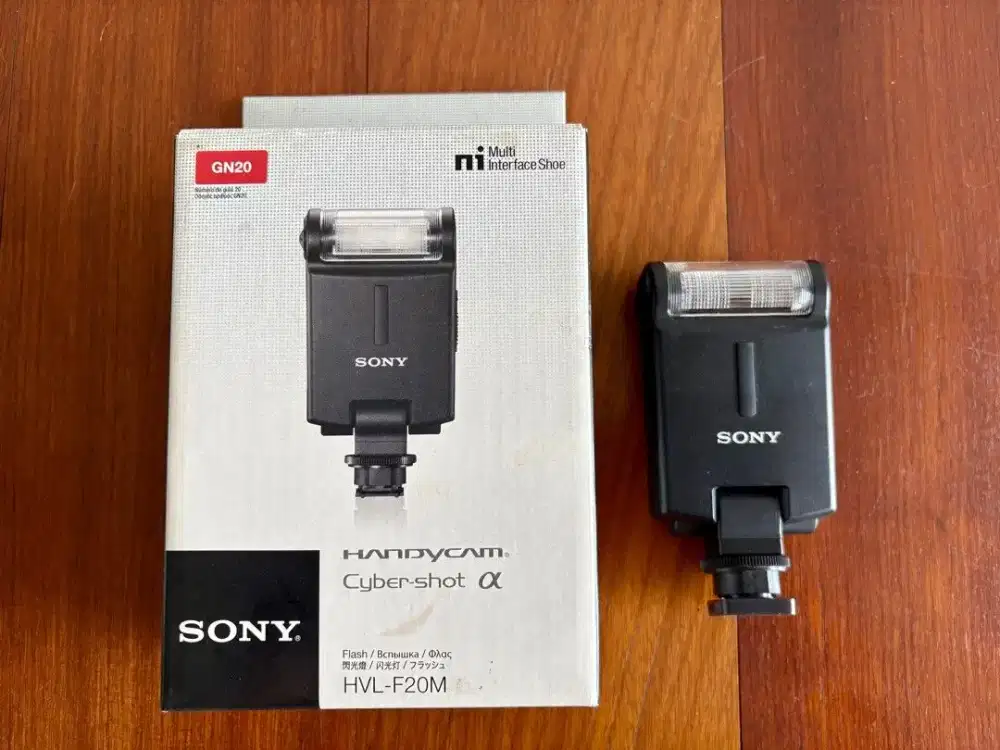 flash eksternal Sony HVL-F20M Handycam Kamera Camera