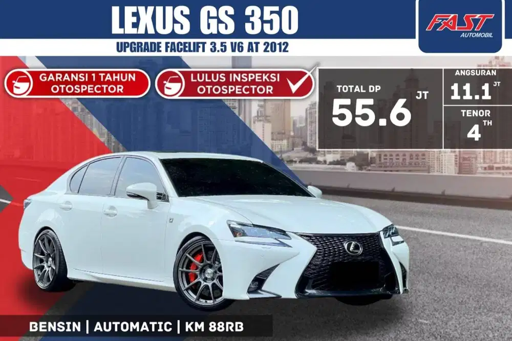 LEXUS GS 350 2012 UPGRADE FACELIFT 2017 3.5 V6 AT SUNROOF FULL MODIF