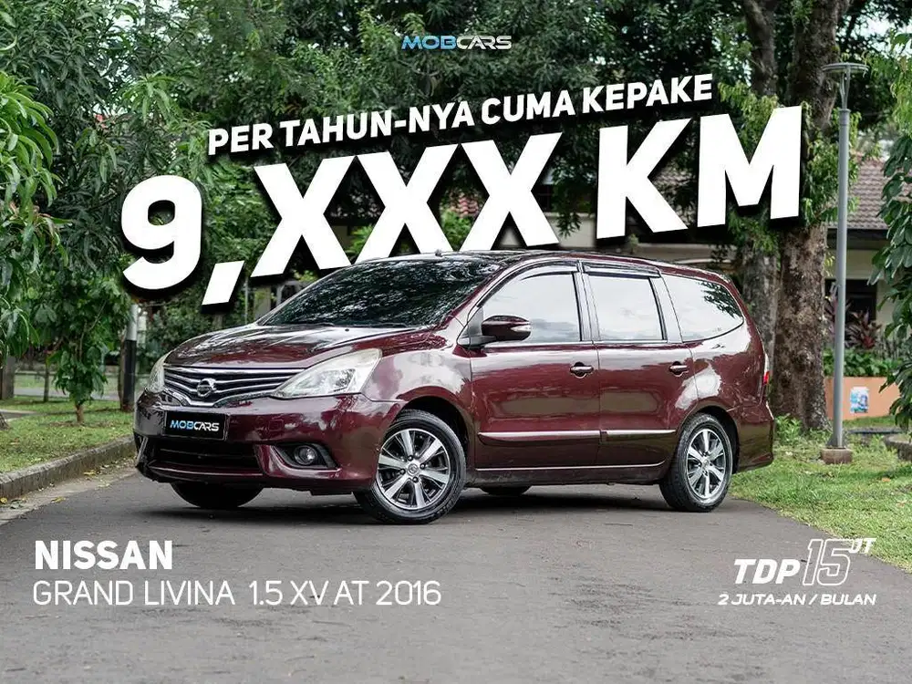 ANGSURAN 2JT!!! GRAND LIVINA 1.5 XV AT 2015 MOBCARS MATIC
