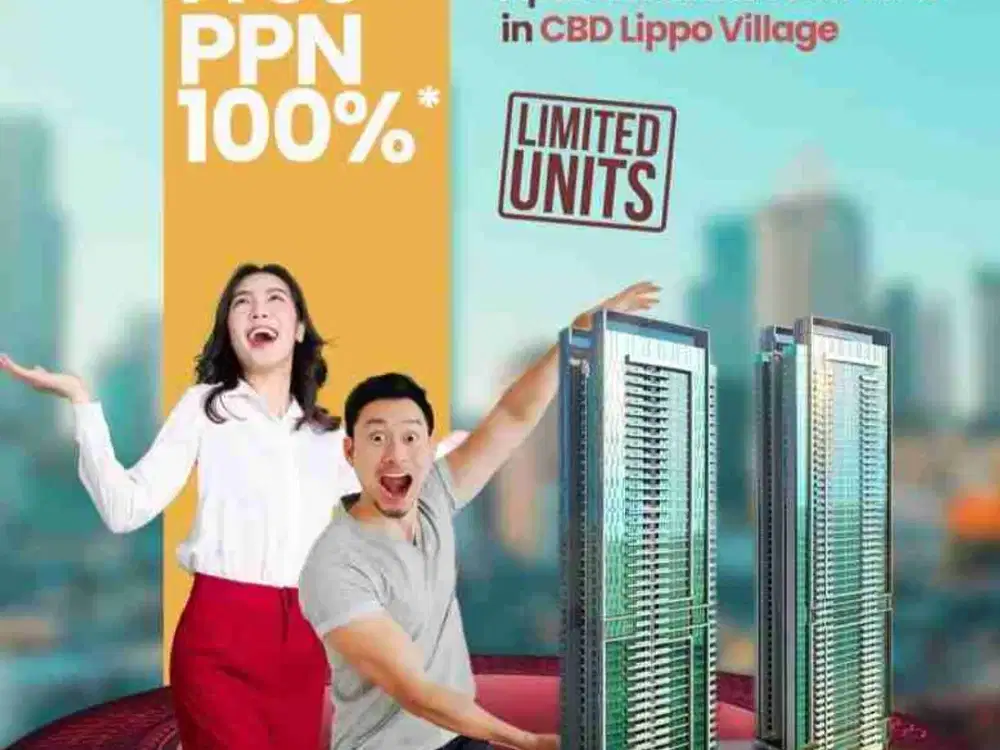 SOHO Flex Space Millenium Village Lippo Karawaci, DP 5% Akses Tol Langsung.