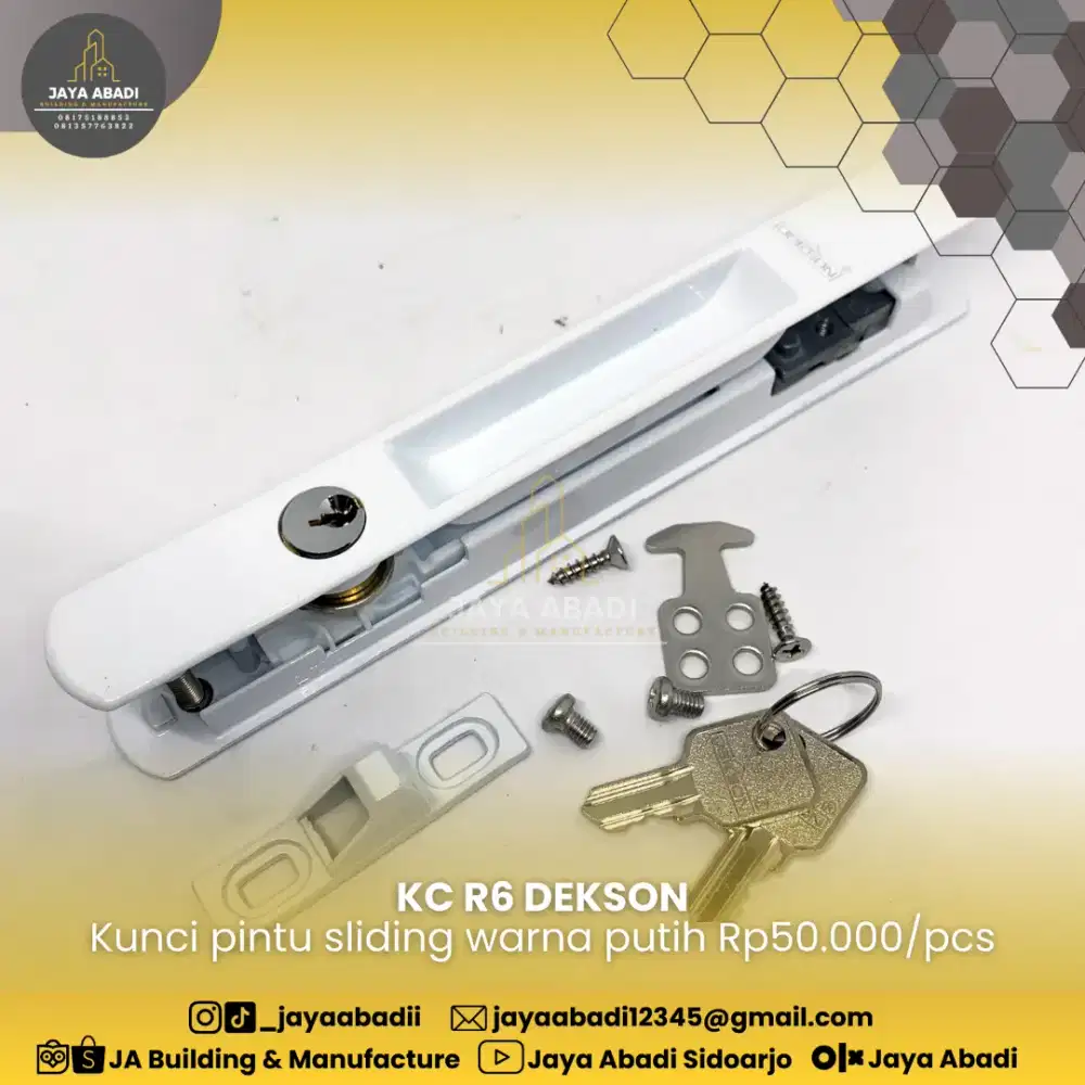 KUNCI DEKSON UNTUK PINTU SLIDING