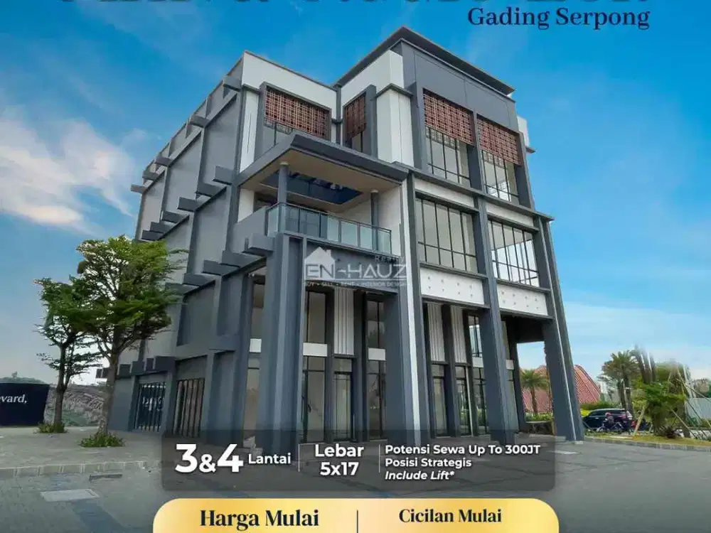 Grand Boulevard Aniva Studio Loft Kawasan Komersil Viral Gading Serpong