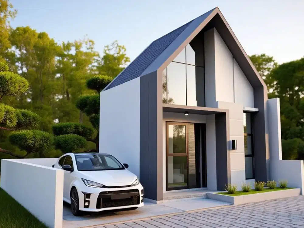 Rumah Desain Scandinavian Modern Mulai 322 Juta-an, Dekat Pintu Tol Tambakrejo.