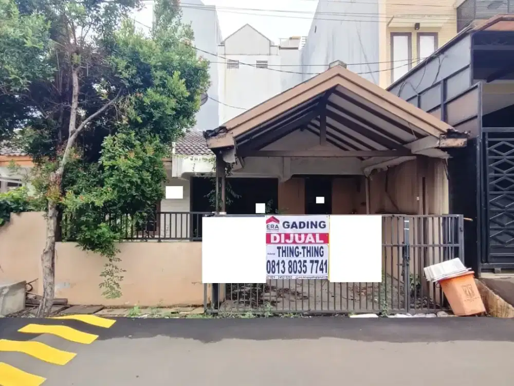 Ss2715- Murah !! Dijual Rumah Tua 8 x 17 Butuh Renovasi di Kelapa Nias