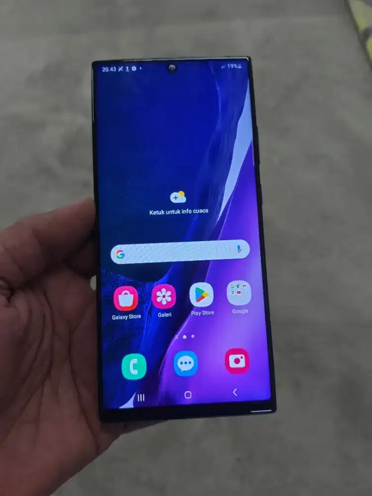 Samsung note20 ultra resmi sein ram 8/256gb