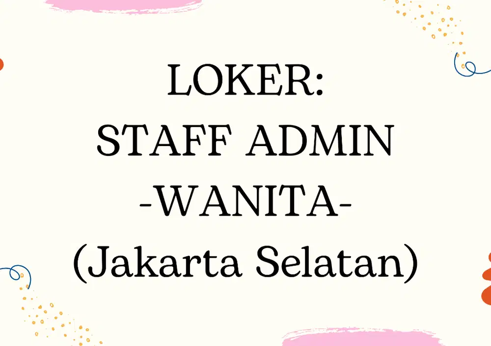 LOKER: STAFF ADMIN