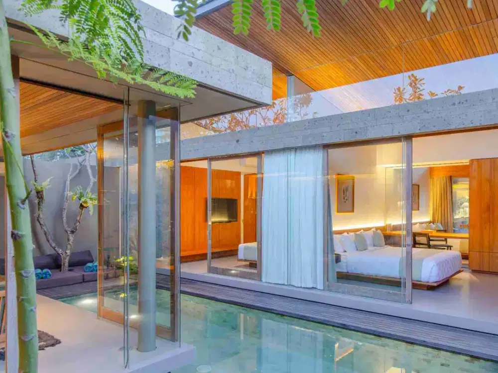 Villa Eksklusif 2 Kamar Tidur dengan Kolam Renang di Canggu