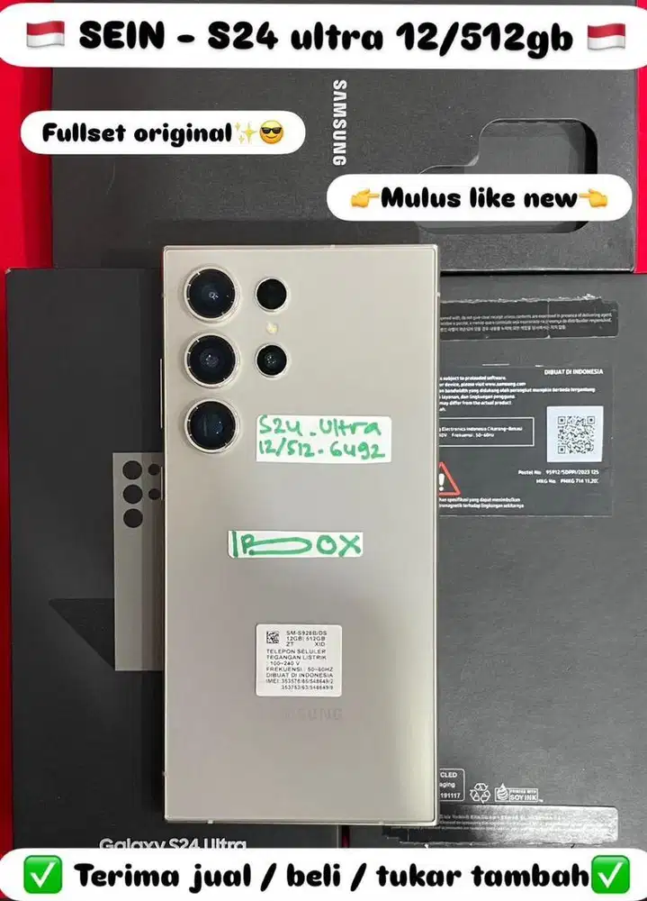 Samsung S24 Ultra 12/512 Gb Titanium Grey Resmi Sein