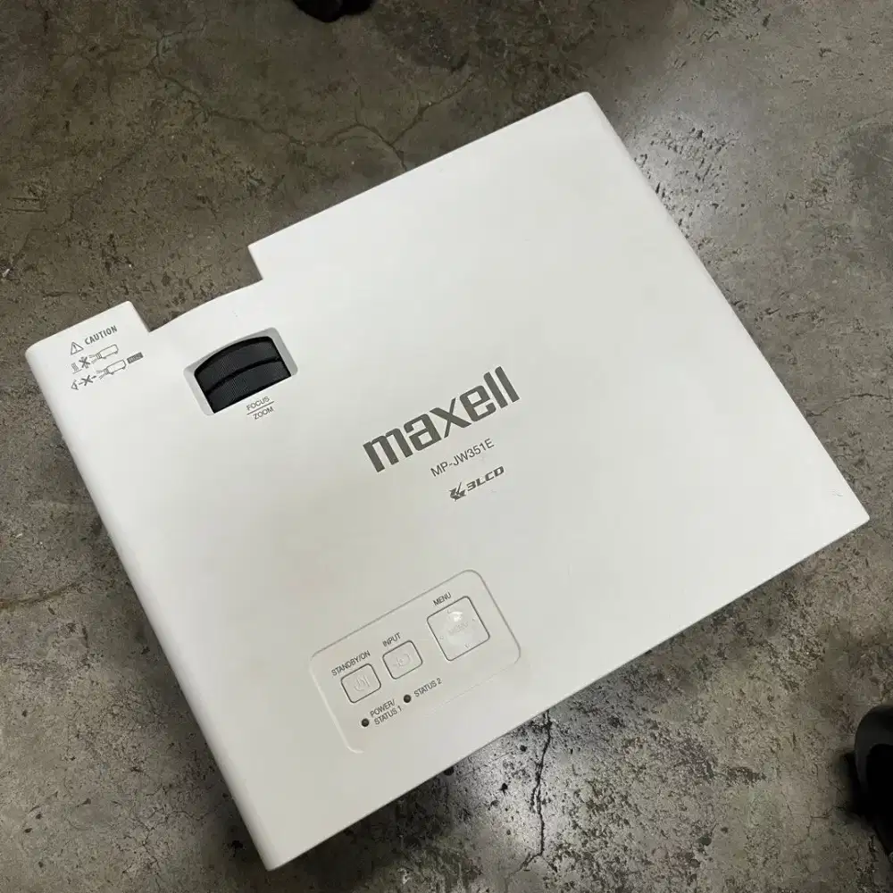 Maxell MP-JW351E WXGA 3LCD Laser Projector Proyektor Rumah kantor