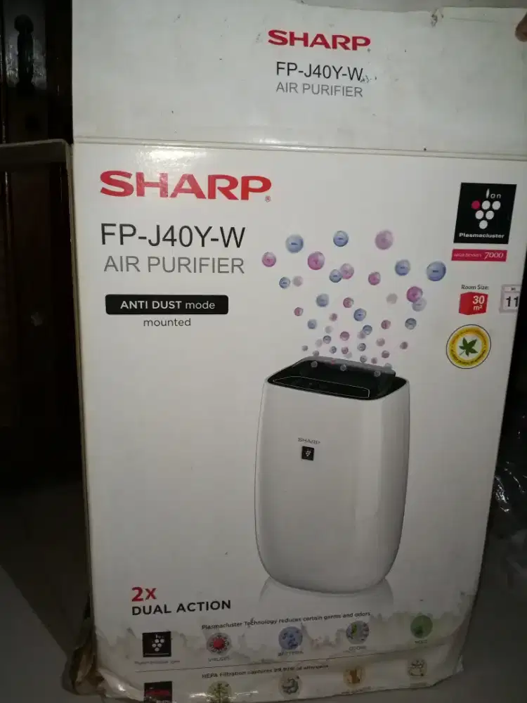 Jual cepat Sharp Air Purifier FP-J40Y-W