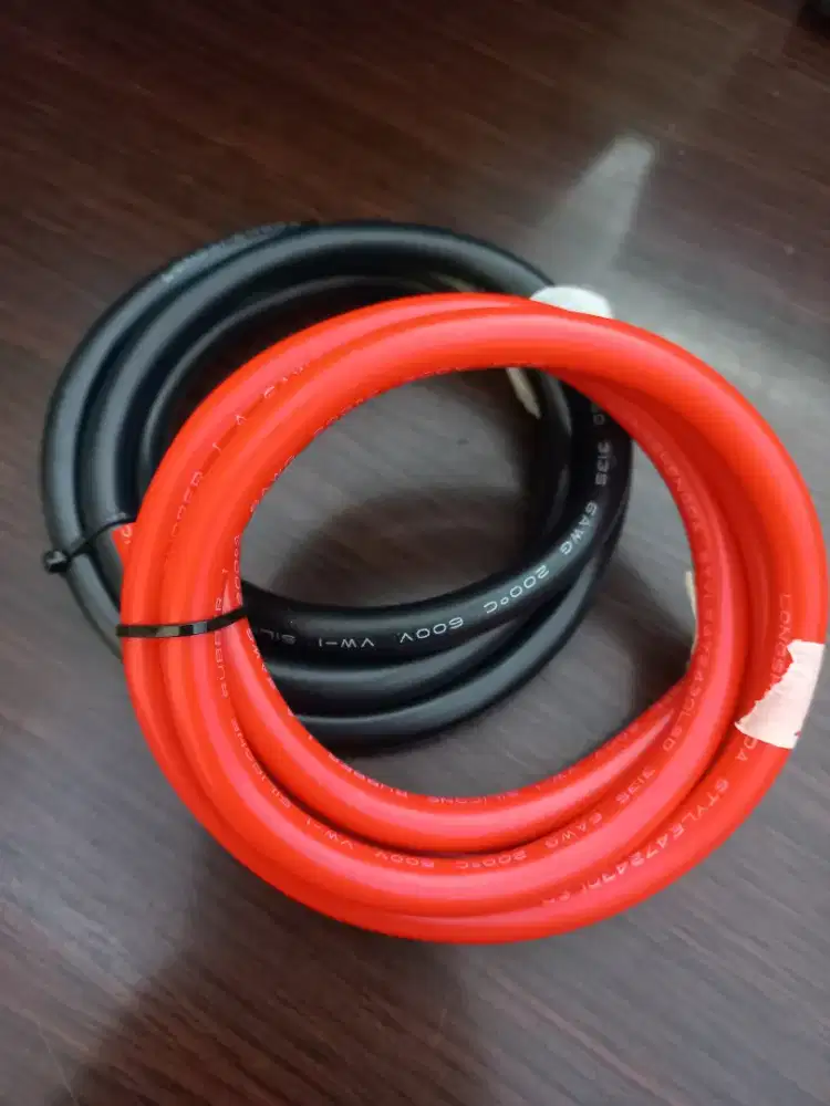 Kabel 6 Awg 1 meter merah hitam