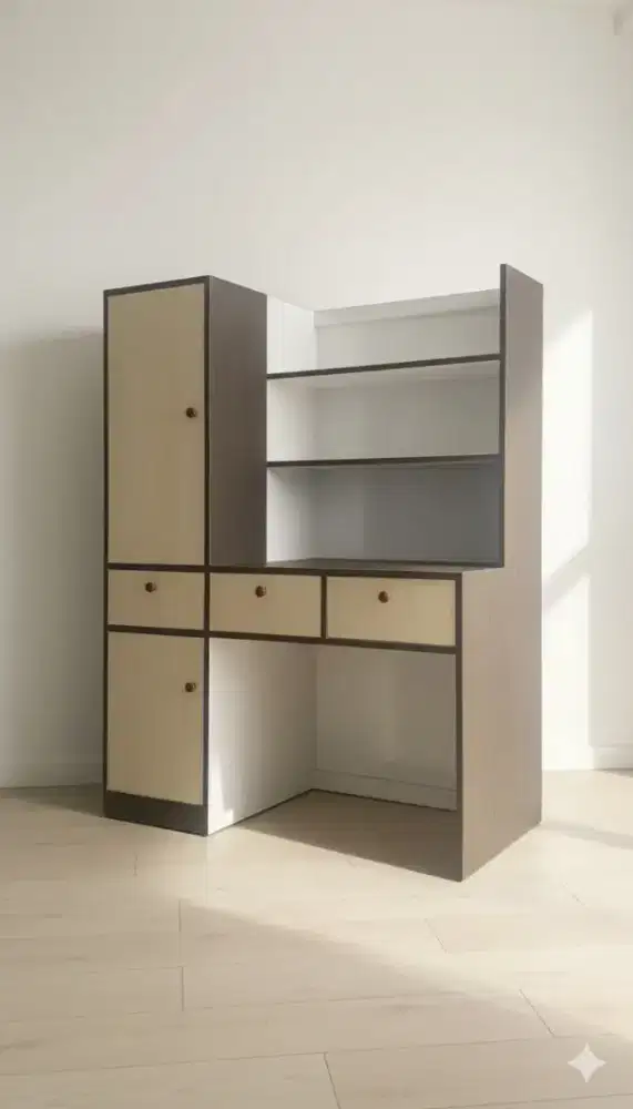 Meja belajar HPL minimalis modern