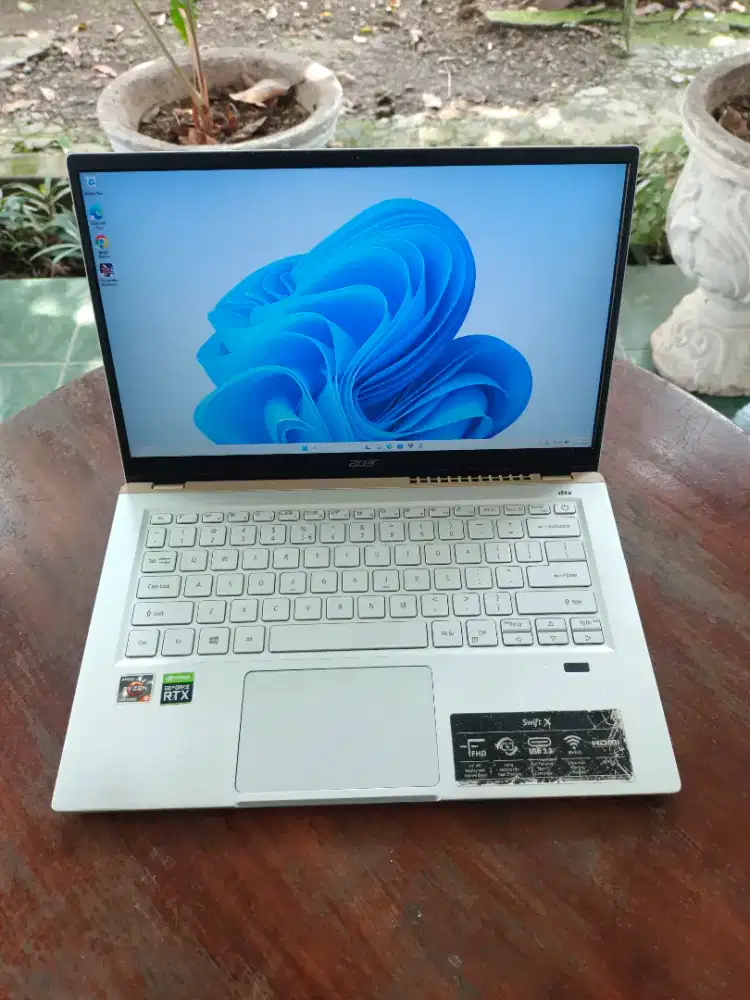ACER Swift X SFX14-41G AMD Ryzen  5 5600u Ram 16GB Nvidia RTX  3050