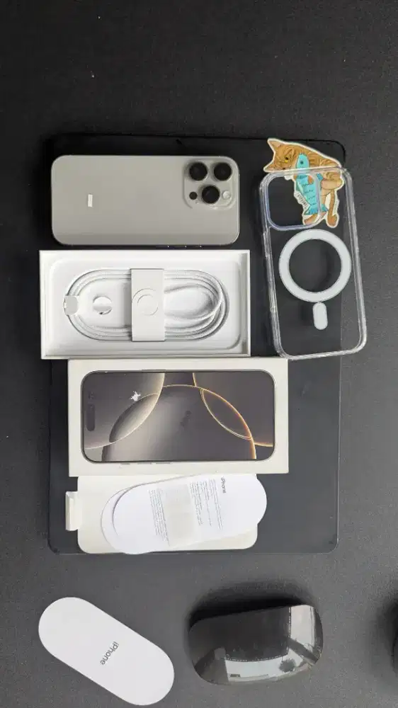 iPhone 16 Pro 128gb BH100% CC Siklus 8 Garansi on 2026