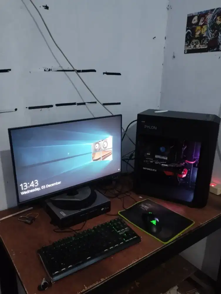 PC game Core i3 gen 10 Rtx 3060 12GB + Monitor