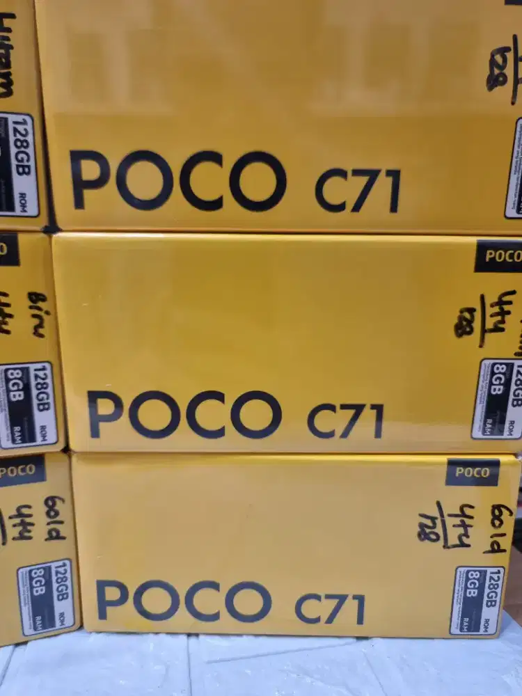 POCO C71 4+4/128 BARU SEGEL GARANSI RESMI