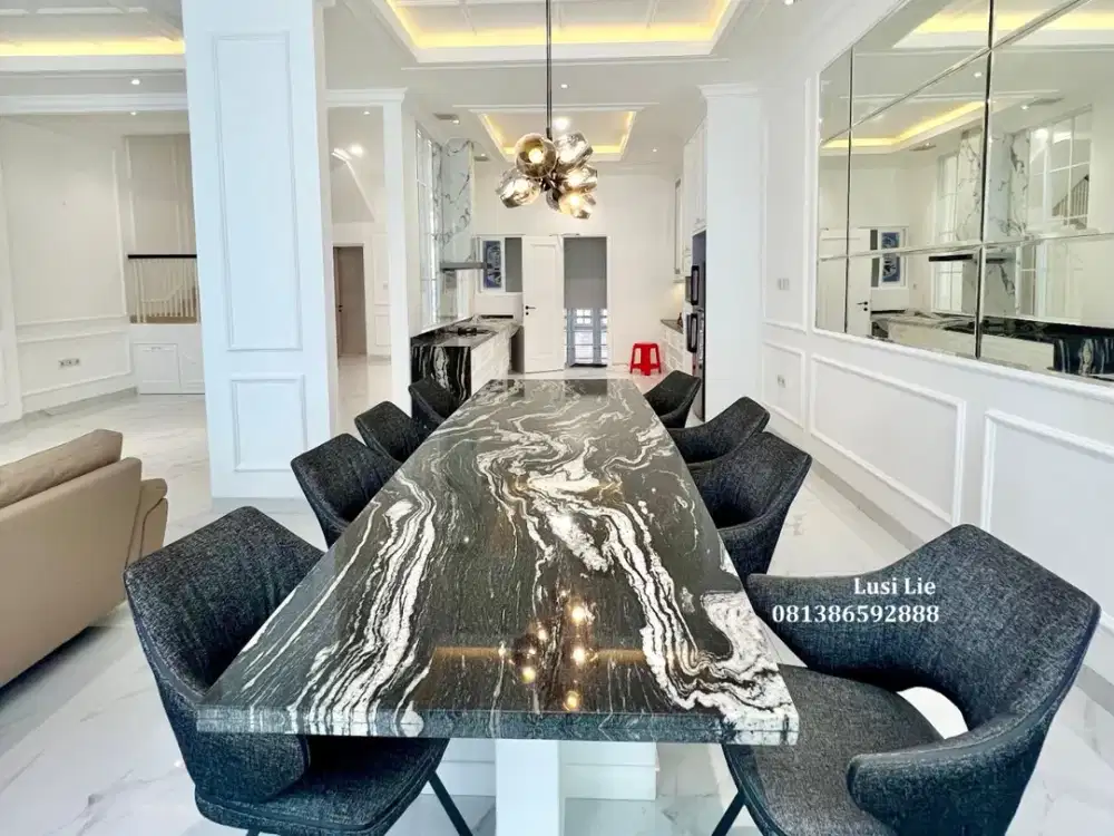 Rumah Pik cluster eksklusif Full Furnished interior bagus mewah