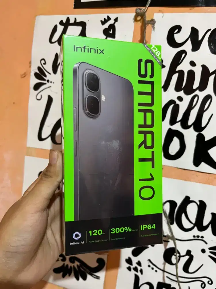 Infinix smart 10 ram 4+4)128 mulus baru sebulan