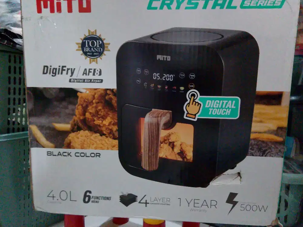 Jual airfryer Mito 4,0L 500 w Kondisi baru
