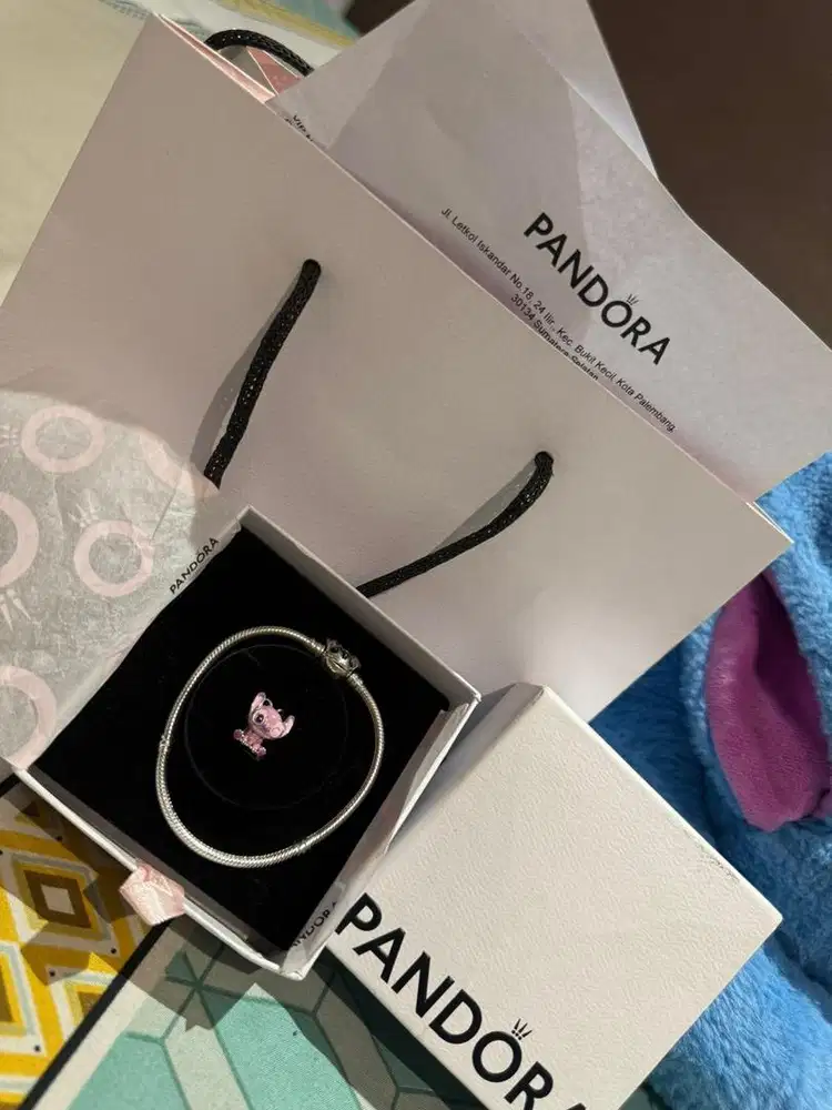 GELANG PANDORA STITCH + CHARM