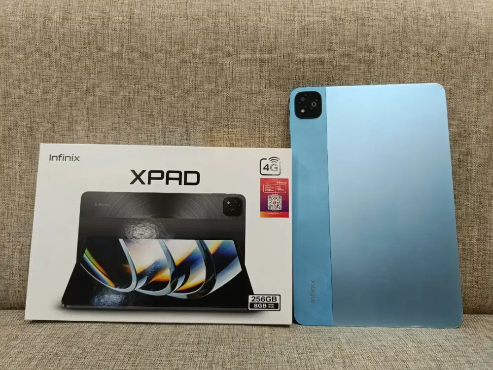 Infinix xpad ram 8gb/256gb 4GLTE