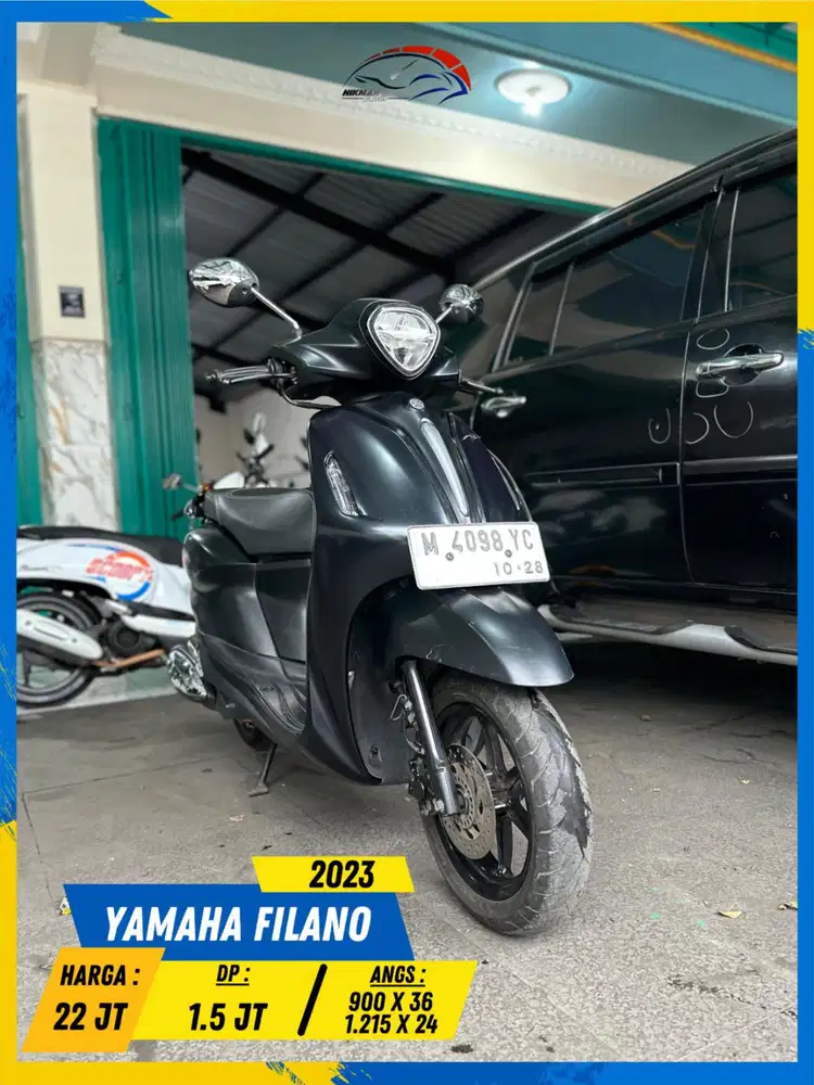 YAMAHA GRAND FILANO 2023 PLAT M MURAH POLL HIKMAH MOTOR KEPUH MALANG