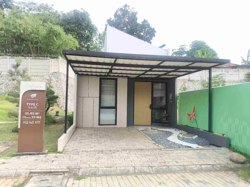Rumah Premium Siap Huni GBP Green Bestari Park SUIREN Tipe C Promo Tanpa DP Free Canopy