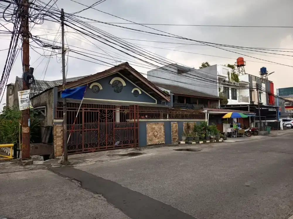 Rumah Strategis di Masnaga Bekasi dekat LRT pinggir jalan untuk usaha