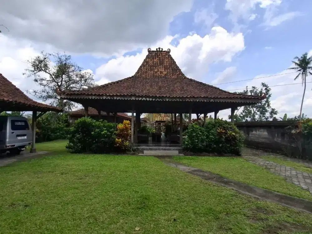 VILLA ETNIK JAWA FULL FURNISHED DEKAT EXIT TOL JOGJA SOLO DI MAGUWOHARJO